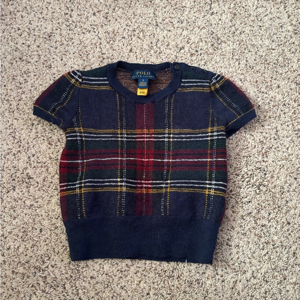 Polo by Ralph Lauren Multicolor Plaid wool blend Sweater